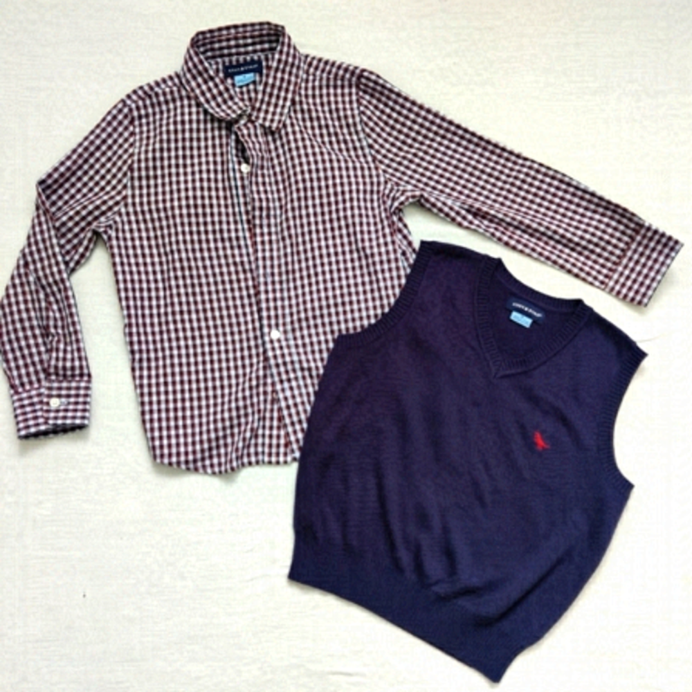 Andy & Evan shirt and vest for boys